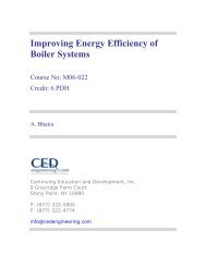 Improving Energy Efficiency of Boiler Systems - CED Engineering
