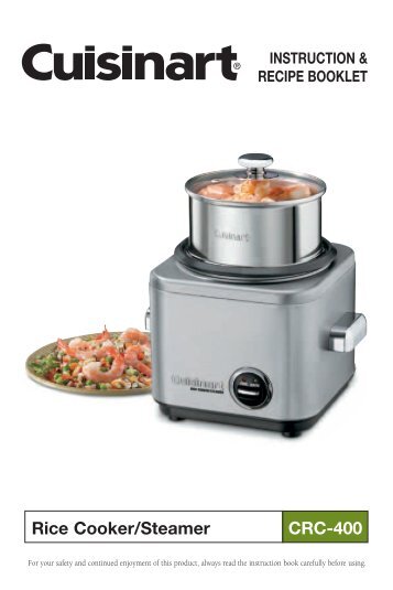 Rice Cooker/Steamer CRC-400 - Cuisinart