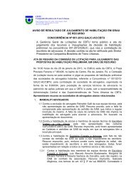 AVISO DE RESULTADO DE JULGAMENTO DE ... - CBTU