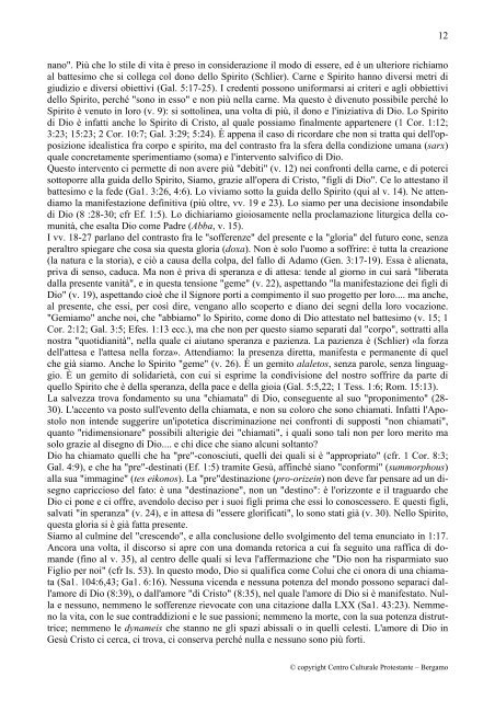 LA LETTERA DI PAOLO AI ROMANI