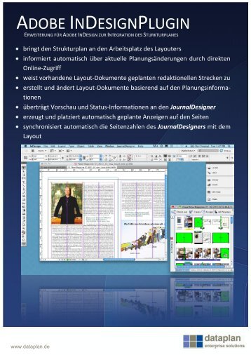 ADOBE INDESIGNPLUGIN - dataplan