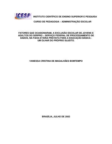 instituto científico de ensino superior e pesquisa curso - Cereja