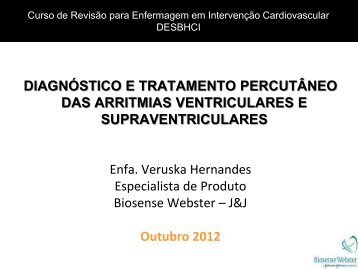 Diagnóstico e tratamento percutâneo das arritmias ... - SBHCI