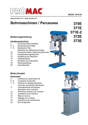 Elektrische Anlage / Installation électrique