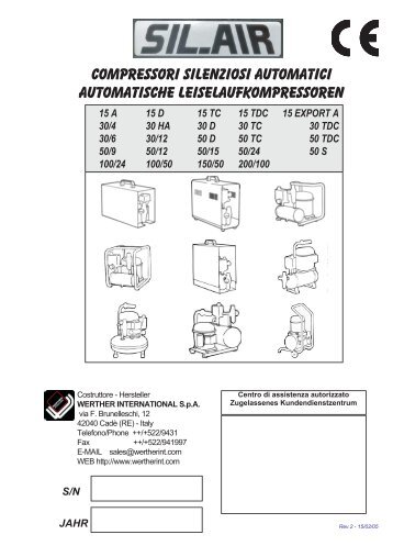 Werther Bedienungsanleitung ab 2005