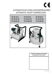 automatische leiselaufkompressoren automatic silent ... - Thermopatch