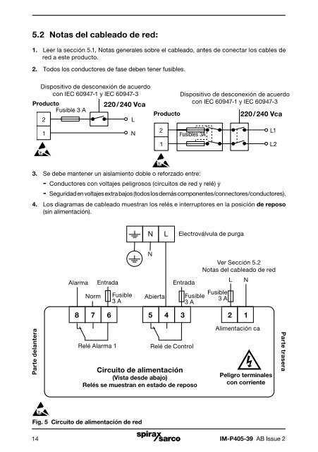 Temporizador de Purgas de caldera BT1050 - Spirax Sarco