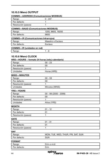 Temporizador de Purgas de caldera BT1050 - Spirax Sarco