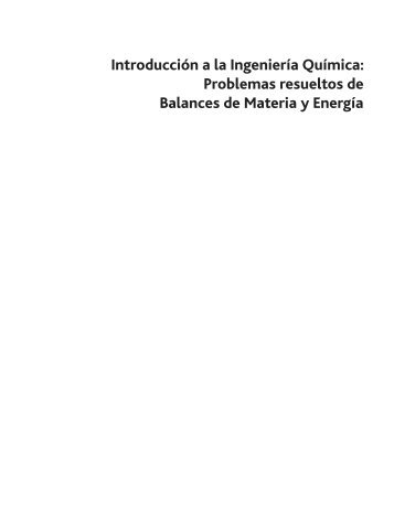 Problemas resueltos de Balances de Materia y ... - Editorial Reverte