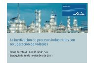 La inertización de procesos industriales con recuperación de volátiles