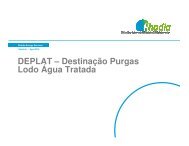 DEPLAT – Destinação Purgas Lodo Água Tratada - Sesi