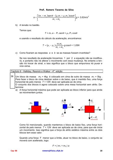 06. Força de atrito - Departamento de Física - UFPB