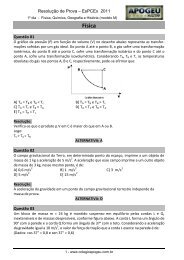 Física, Química, Geografia e História - Colégio Apogeu