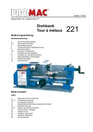 Drehbank Tour à métaux 221 - AAABSOLUT