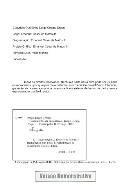 Fundamentos da Musculação versão demonstrativa - Drago