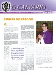 PALAVRA DO PÁROCO - Paróquia São Paulo da Cruz – Igreja do ...