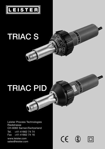 Triac PID - Buch - Leister