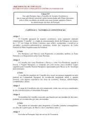 Regimento dos Conselhos Econômicos Paroquiais - Arquidiocese ...
