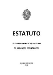 Estatutos do Conselho Económico - Diocese do Porto