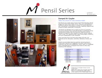 Pensil Series - Creative Sound Solutions