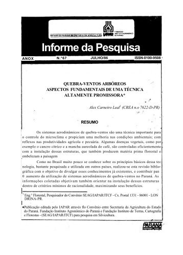 download gratuito do arquivo em pdf - Iapar