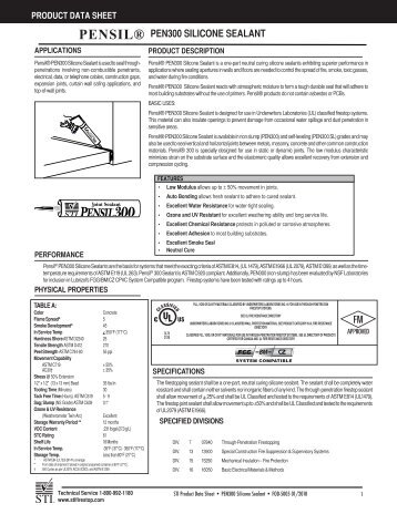 PENSIL® - STI - Specified Technologies Inc