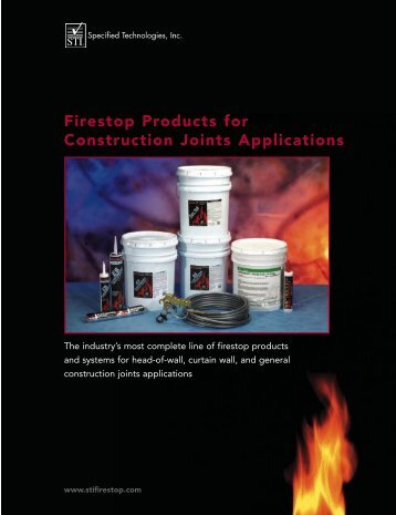 Firestop Products for Construction Joints Applications - RH Keleher ...