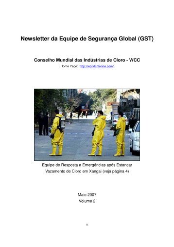 Newsletter da Equipe de Segurança Global (GST) - World Chlorine ...