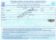 FEDERACIÓN CINOLÓGICA ARGENTINA - FCI