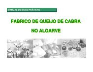 fabrico de queijo de cabra no algarve fabrico de ... - DRAP Algarve