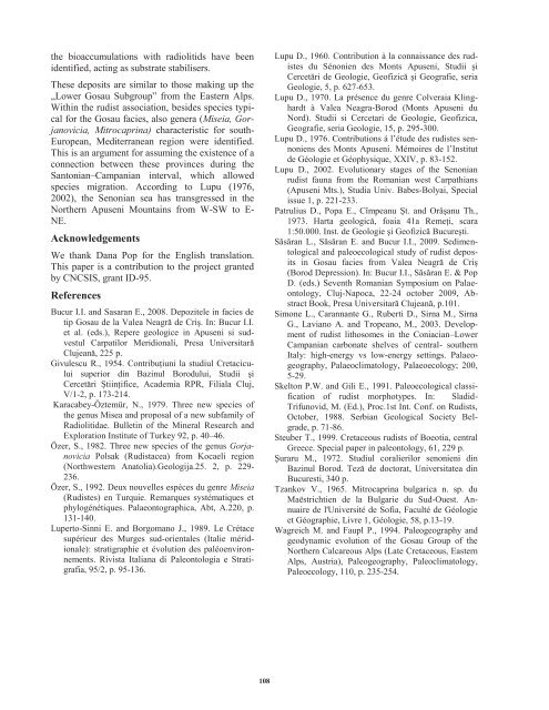 paleoenvironmental setting of rudists in the upper cretaceous