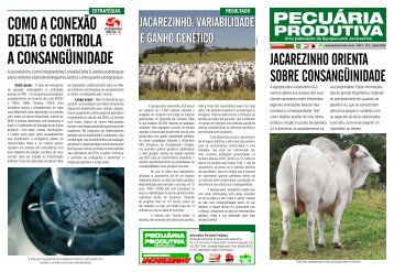 Jacarezinho orienta sobre consanguinidade - Agropecuária ...