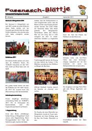 Ausgabe 1/2011 - Düngenheimer Carnevals-Club