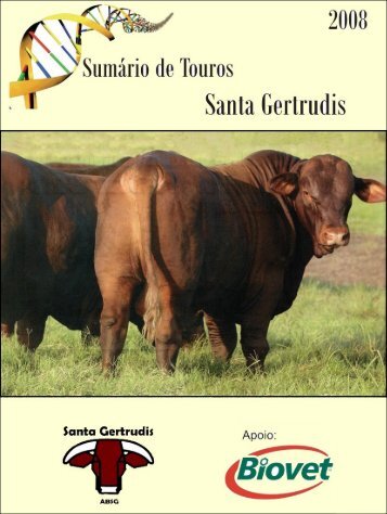 Sumário de Touros Santa-Gertrudis 2008 - USP