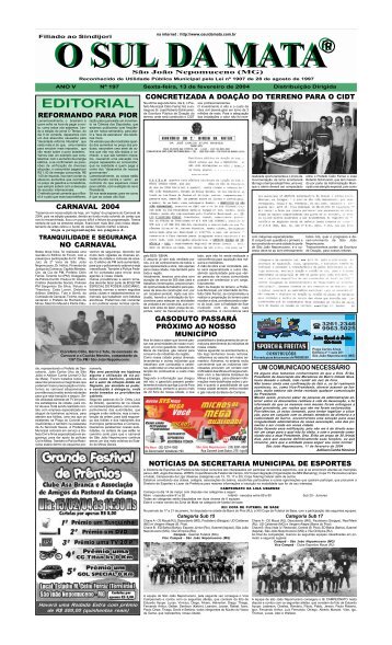 13 - Jornal O SUL DA MATA