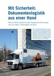 Mit Sicherheit - Rhenus Logistics