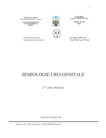 (polycopié sémiologie urologique)