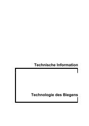 Technische Information Technologie des Biegens - trumpf-machines ...