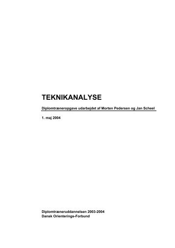 TEKNIKANALYSE - Dansk Orienterings-Forbund