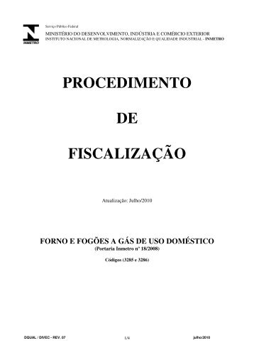 PROCEDIMENTO DE FISCALIZAÇÃO