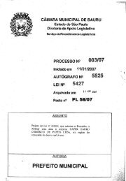 003/07 PROCESSO No - Câmara Municipal de Bauru