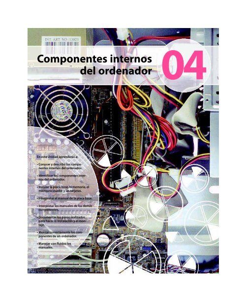 Componentes internos del ordenador - McGraw-Hill