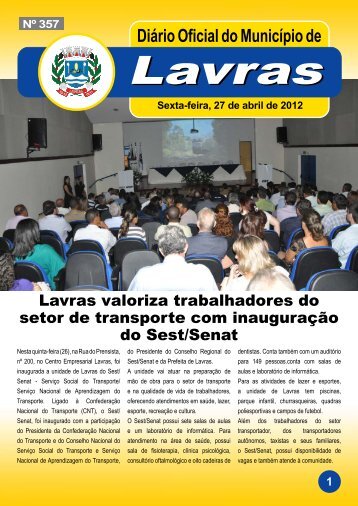 Edição_357_27_04_2012 - Prefeitura Municipal de Lavras