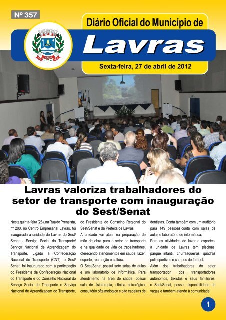 Edição_357_27_04_2012 - Prefeitura Municipal de Lavras