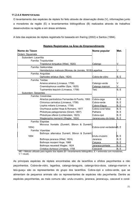 RELATÓRIO DE IMPACTO AMBIENTAL - RIMA - SIAM