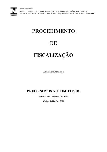 PROCEDIMENTO DE FISCALIZAÇÃO