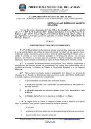 Lei Complementar nº 097/2007 - Prefeitura Municipal de Lavras