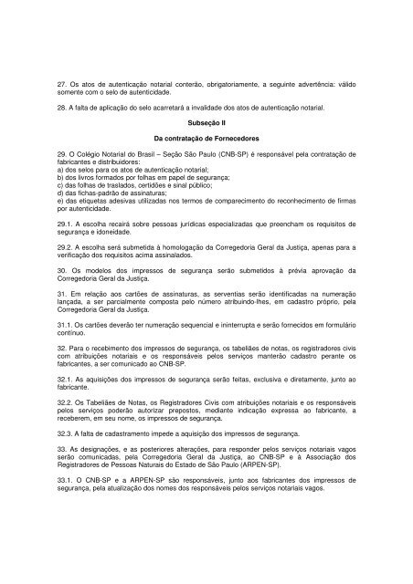 PROVIMENTO CG Nº 40-2012 - alterado pelo ... - CNB - SP