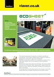 Ecosheet Leaflet - Arnold Laver Timberworld