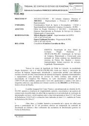 Leia o voto do relator no Processo nº 3632/2012 - Tribunal de ...